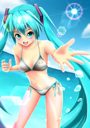 水着ミクさん