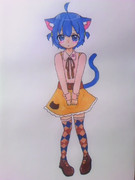 女装させた(´◉◞౪◟◉三◉◞౪◟◉`)