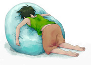 エルフもダメにするソファ