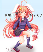 お断りぴょん♪