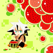 クレアくんとスイカ