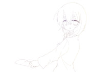 【線画】まどつき【塗り絵】