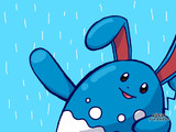 【アートアカデミー】マリルリ