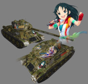 WoTスキン T-34-85 南条光ちゃん