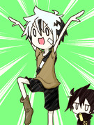 最終日なのでカッコいいポーズでアピール