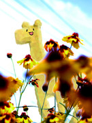 ニセパンダと花（仮）