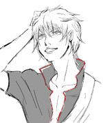 見ないで描いてみようシリーズ。『銀さん』