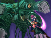 ヴェロニカちゃんVSニンジャゴーレム（緑）