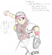 残念画力「輝針城のメンバーで野球チーム作ろうと思ったら－３－」