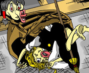 魔理沙も空から落ちる