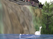 涼しいですよ、みなさんもご一緒にどうです？