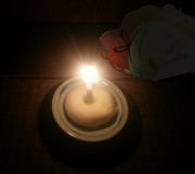 【ごちうさ】今年も大福にロウソクの夜なのねぇ【シャロ】