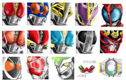 仮面ライダー（響鬼～ウィザード）アイコンまとめ。主に電王。