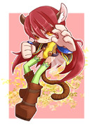 獣化アミたん。