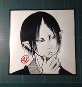 切り絵「鬼灯の冷徹」