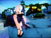 ハクの日に、湖畔にて2014