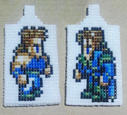 【ビーズ織り】FF6=フィガロ兄弟=【織ってみた】