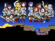 テラリアでM@STERPIECEのジャケ絵作ってみた