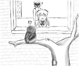 子日と梟。