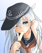 暑い日はアイスだね