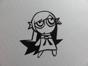忍 ストラップ 切り絵化
