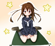 座布団の上にも文月☆