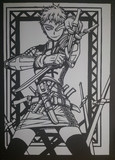 【切り絵】ジャンヌ・ダルク