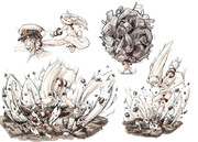 北方棲姫 ポーズ練習