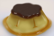 プリンを模写