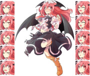 やられ小悪魔立ち絵 表情差分