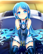 五月雨ちゃんと煎餅布団