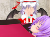【MMD嫁の寝顔選手権EX支援】さとり様、紅魔館に泊まる