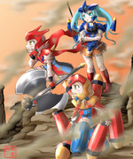 ３人娘で最終決戦風