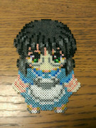 鞠絵「シスタープリンセス」：ミニハマビーズにて