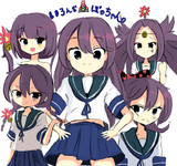 いろんな髪型のぼのちゃん