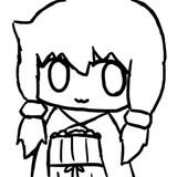 塗り絵にどうぞ