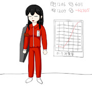 ジャージを着た赤城さん