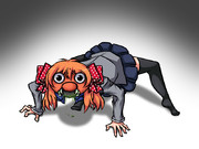 ﾉｻﾞｷｨ… >┌(@呈@┐)┐