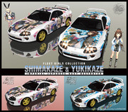 【MMD】スープラ用 艦これ/島風・雪風テクスチャ配布