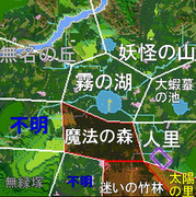 幻想郷 地図 ニコニコ静画 イラスト