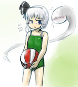 みょんな色のスク水