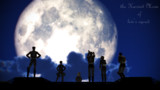 【進撃のMMD】リヴァイ班のお月見
