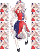 やられえーりん立ち絵 表情差分