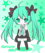 塗り絵ミクちゃん