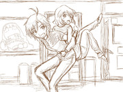 ゆきまこトレーニング中・・・