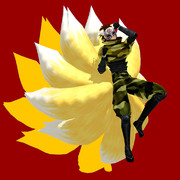 天狐仮面様（狐耳＋しっぽ）