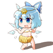 踊るチルノ