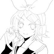 リンたそぬりえ～