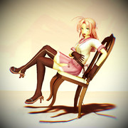 衣笠さんと椅子 その1