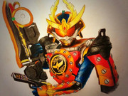 鎧武 カチドキアームズを描いてみた。